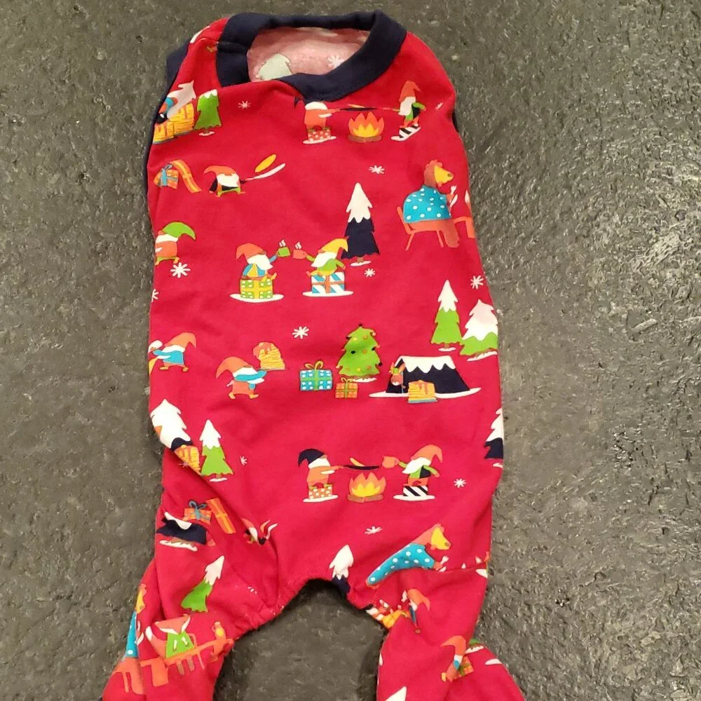 Dog Sweater & Christmas PJ's, Size: L & LX